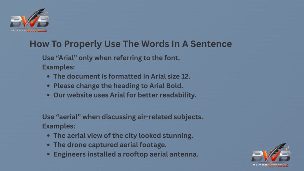 arial vs ariel