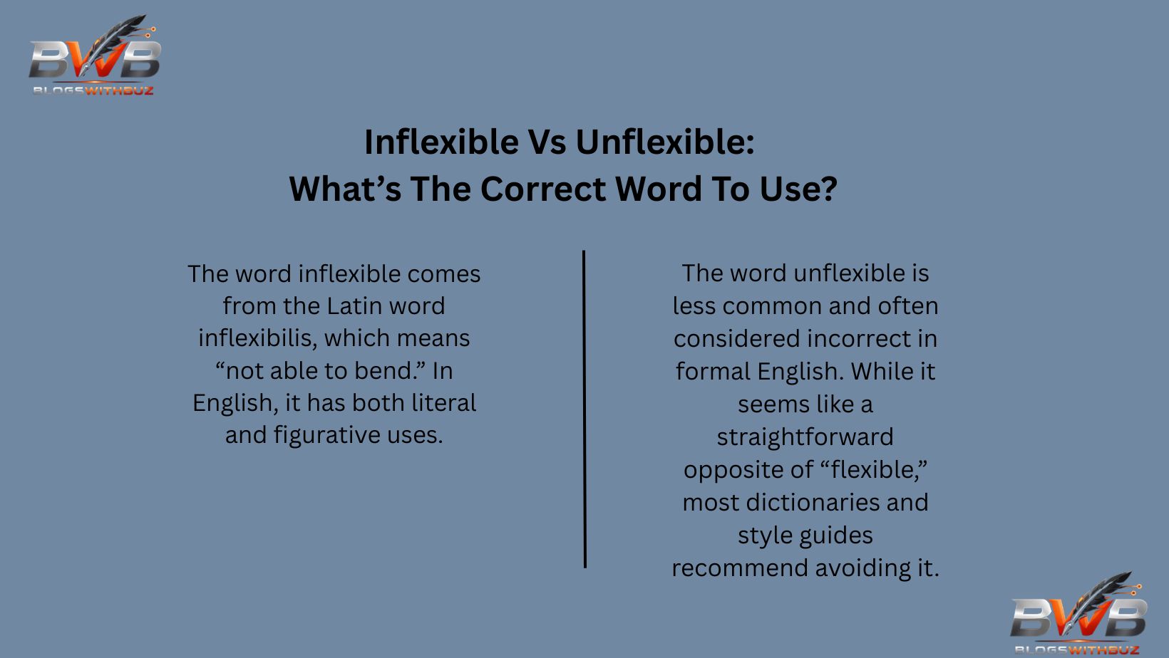 Inflexible Vs Unflexible: What’s The Correct Word To Use?