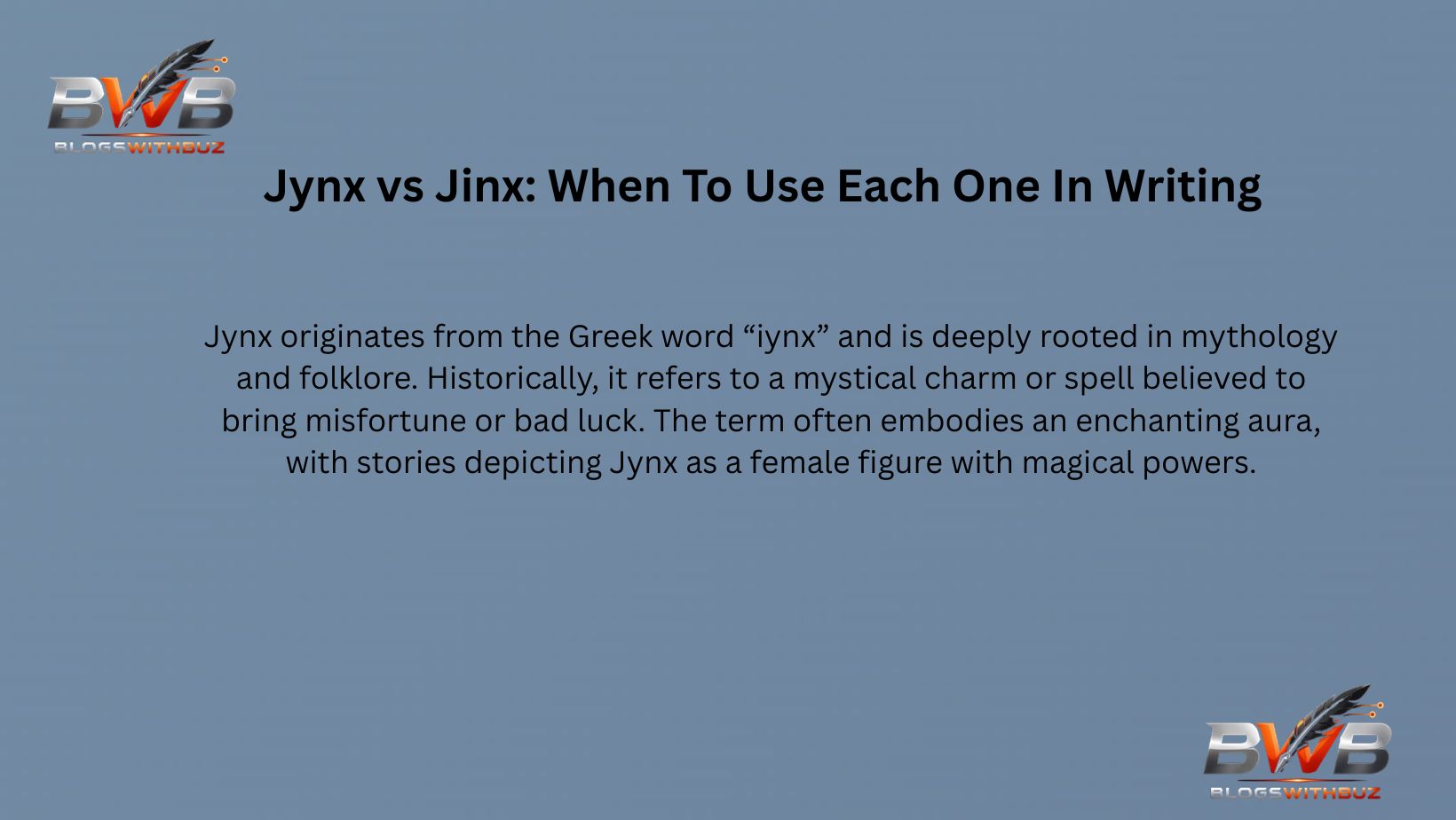 Jynx vs Jinx: When To Use Each One In Writing