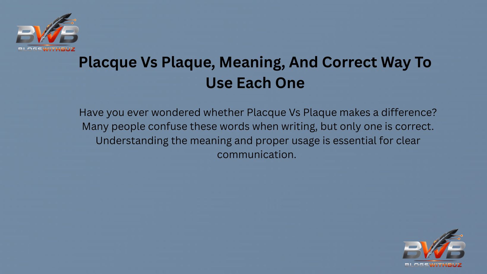 Placque Vs Plaque, Meaning, And Correct Way To Use Each One