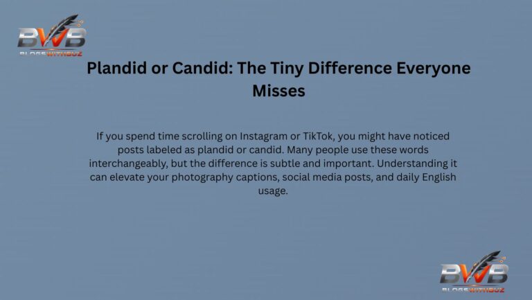 Plandid or Candid: The Tiny Difference Everyone Misses