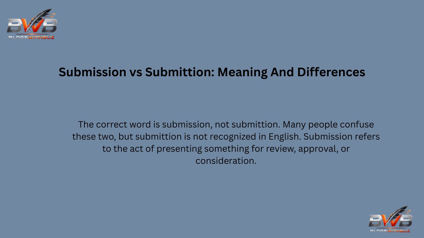 Submission vs Submittion: Meaning And Differences